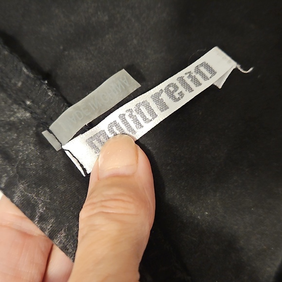 MONORENO Western style faded black fringed tunic dress grommet detail Medium - Picture 3 of 10